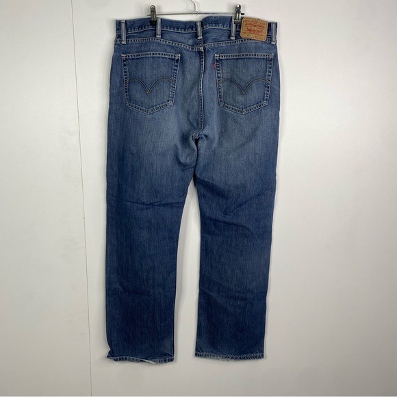 Levis Mens 40x32 Straight Fit 505 Jeans - Picture 2 of 6